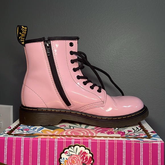 Dr. Marten Pink Leather Boots - Picture 9 of 16